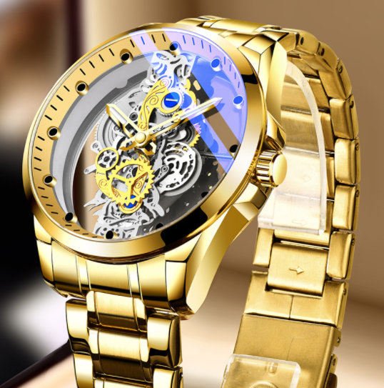 Skeleton Quartz Automatic Watch